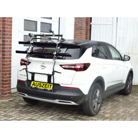 Paulchen Fahrradträger - Opel Grandland X ab 10/2017- (Artikel: 812310) - Trägersystem Mittellader - Schienensystem First Class - Schienen sind  anklappbar (unbeladen)